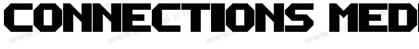 Connections_Medium M字体转换